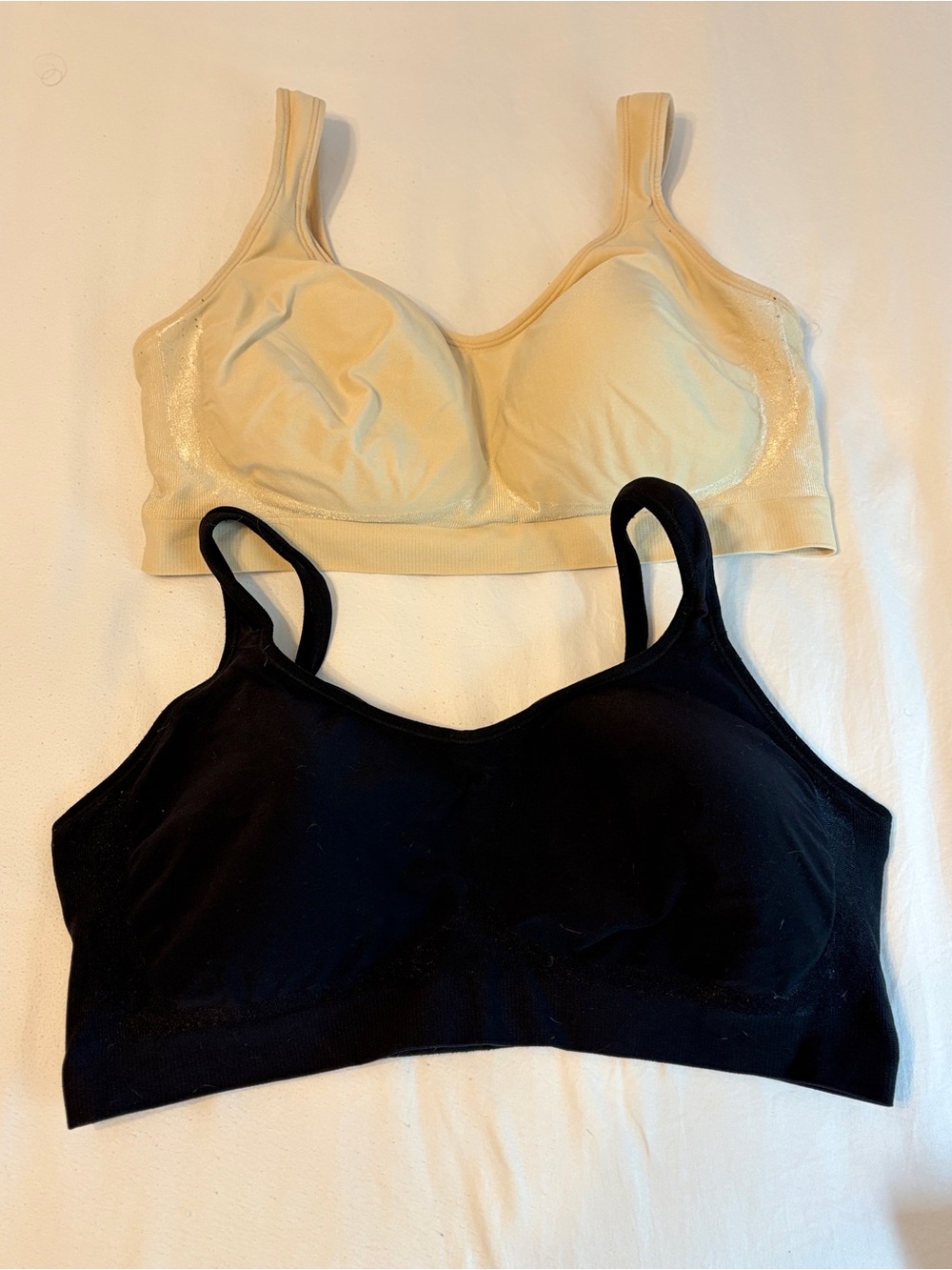 Two bras